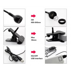 Miniatura 2 de Lampara Secsao de Esmalte LED UV 3W